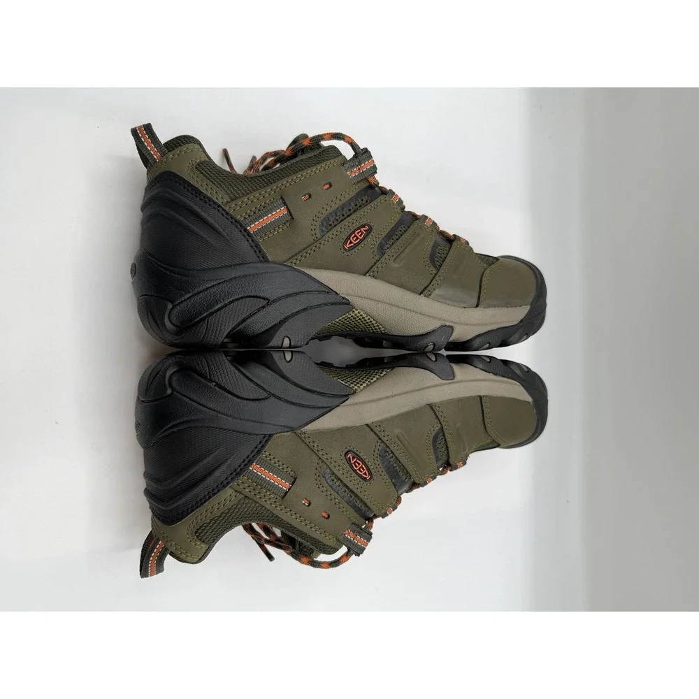 Keen Lansing Low Steel Toe Work Shoes, Men's 10 EE-(Extra Wide),EU 43, EH Rated